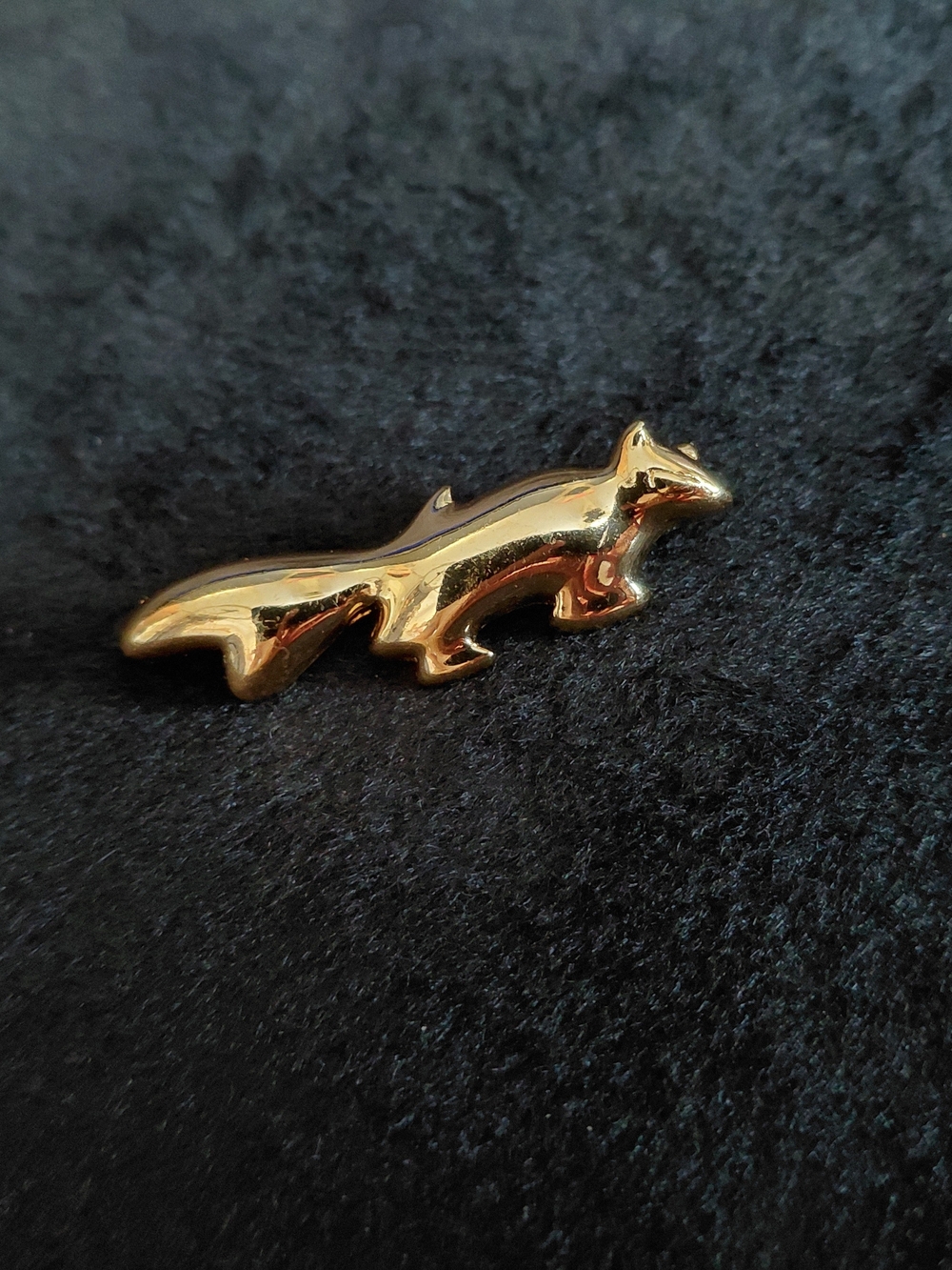 Monet Vintage Gold Squirrel Brooch